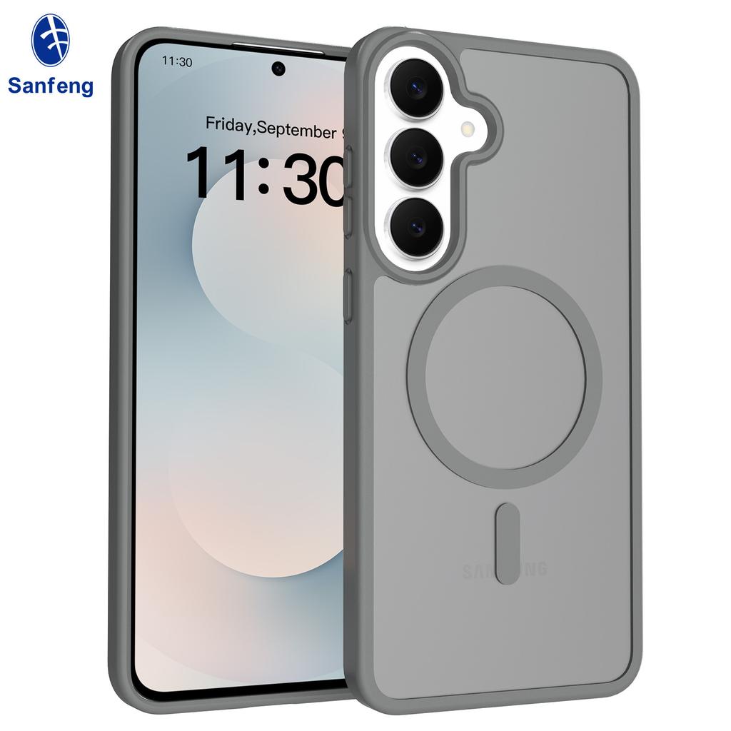 Amazon Applicable Samsung Galaxy S26FE Mobile Phone Case Anti-drop Matte S25 Magnetic Case Spot Wholesale