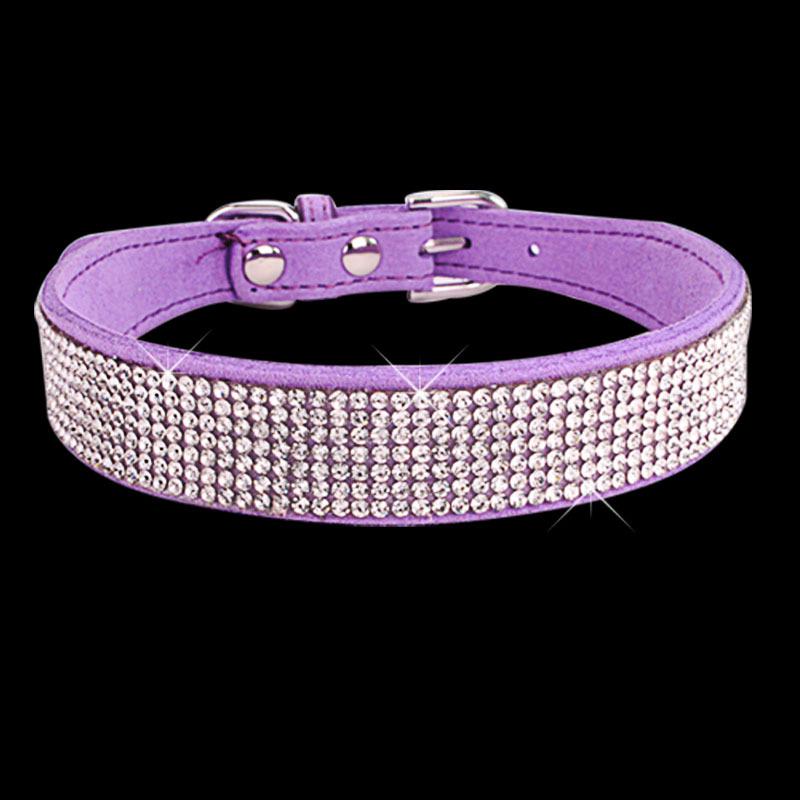 Bling Kristall Diamant Halsband für Haustier Hund Katze