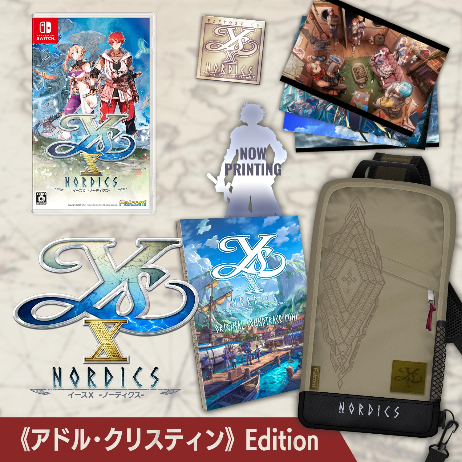 Ys X Nordics - Издание Адола Кристина для Nintendo Switch - Номер модели NW10108210