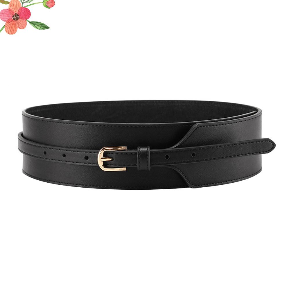 1Pcs 100Cm Wide Waist Belt for Women Retro Style Fashion Belt with Classic Buckle Perfect for Jeans Dresses and