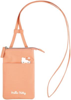 Skater Smartphone Carrying Shoulder Neck Crossbody Hello Pouch, Case, Strap, Strap, Strap, Zippered, Kitty, Sanrio, ZSP1-A