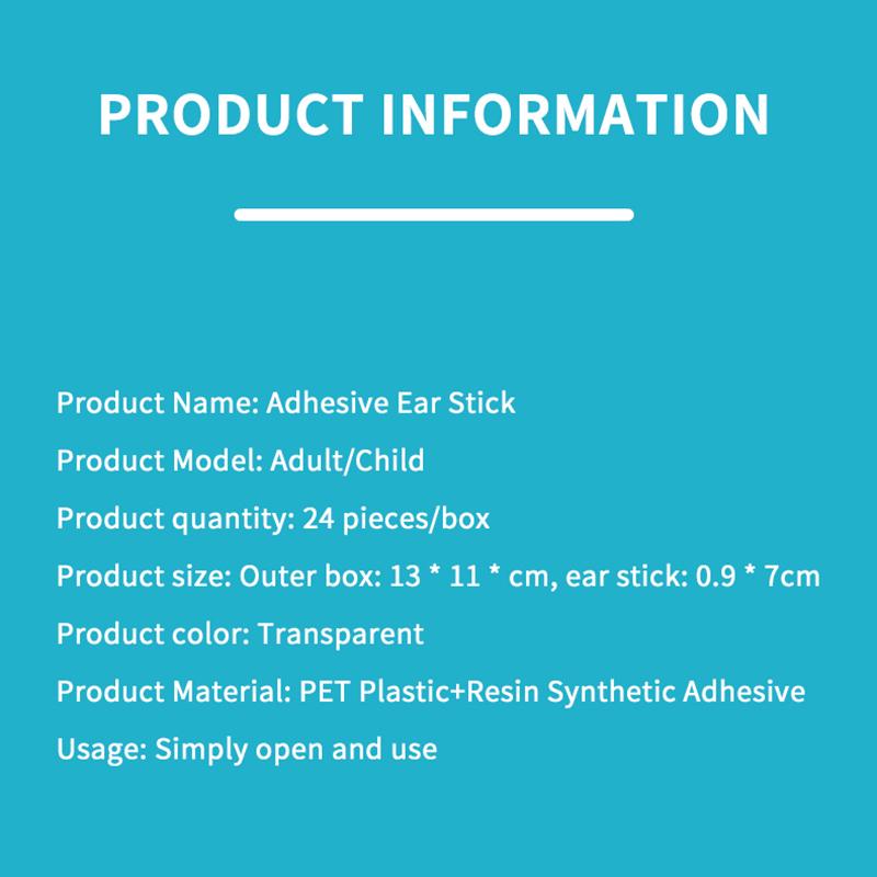 24Pcs/Box  Silicone Disposable Ear Swabs Soft Ear Cleaner Sticky Ear Swabs Sticky Earwax Remover Stick Adults