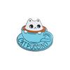 And Cat Charming Coffee Cup Alloy Brooch Enamel Pin Stylish Gift For Cat Lovers
