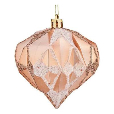 Vánoční koule - Diamant - Měď - Plast - Ø 8 cm
