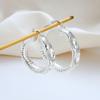 European & American Retro Large Hoop Earrings - Light Luxury, Gold & Silver Versatile Design, Statement Ear Ornaments