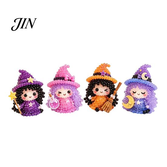 Beading Projects for Beginners Glowing Fantasy Spirits DIY Bead Kit, 3D Mini Elf Craft Set, Handmade Art Unique Gift Ideas Ornament with Instruction,