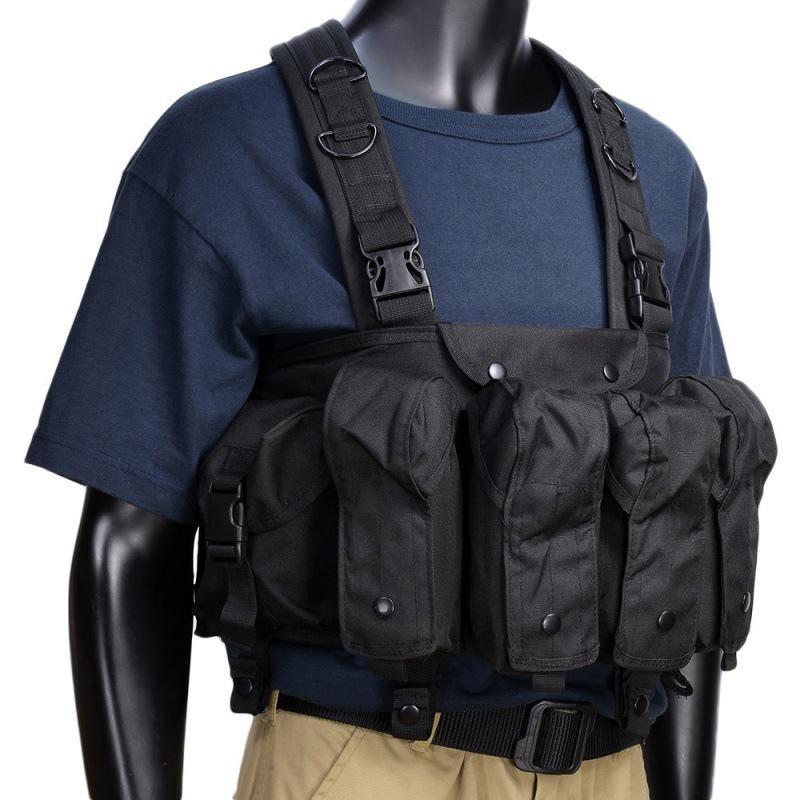 Tactical Outdoor Camouflage AK Belly Bib Vest for Combat and Sports