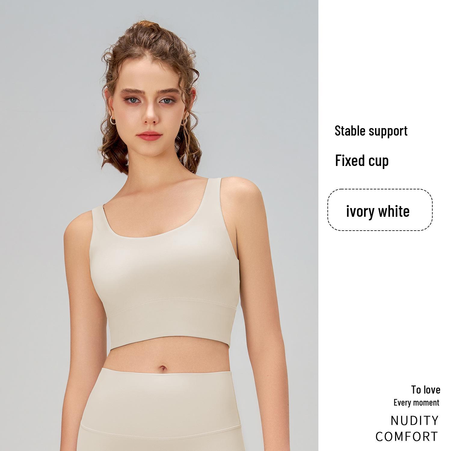 

Гладкий спортивный бюстгальтер средней и высокой степени поддержки, ударопрочный, для женщин - Лето 2025 L