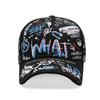 Hip Hop Baseball Cap Print Visor Casual Sun Hat  for Men Women