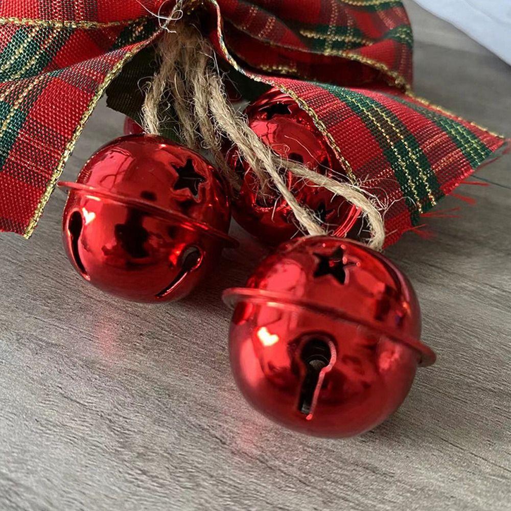 Supplies Hemp Rope New Year Decor Christmas Bells Pendant Xmas Tree Decorations Hanging Ornament