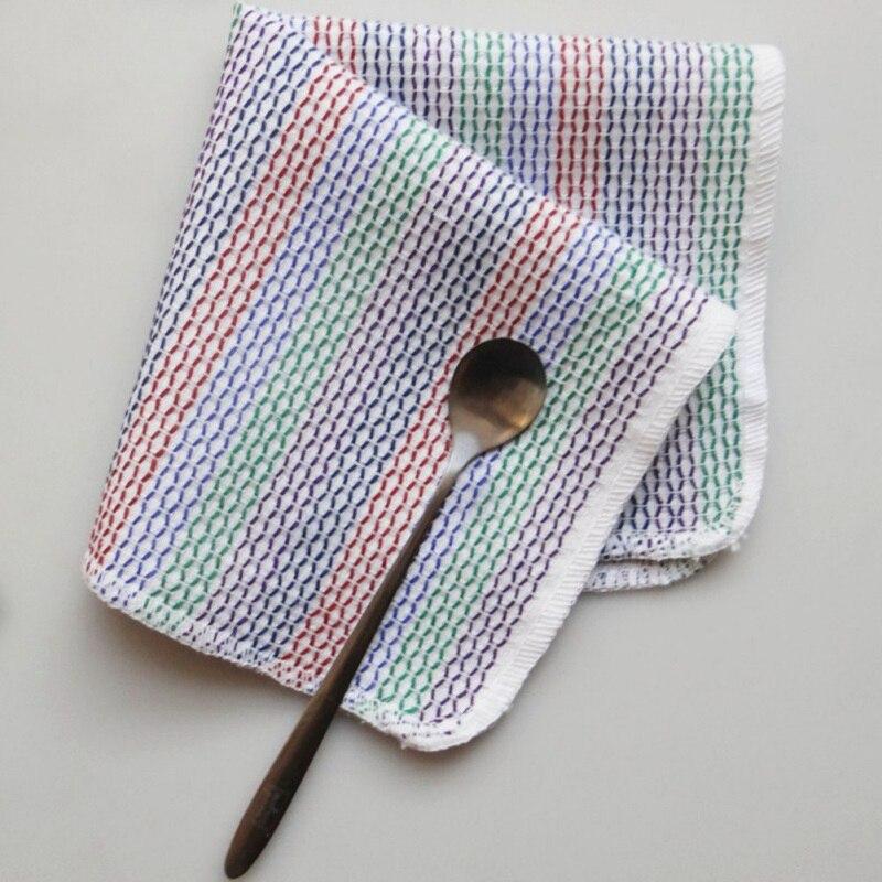 4pcs/set Dishcloth Tableware Cleaning Cloths Kitchen Swab Kitchen Towel Pure Cotton Dish Cloths 34x34cm