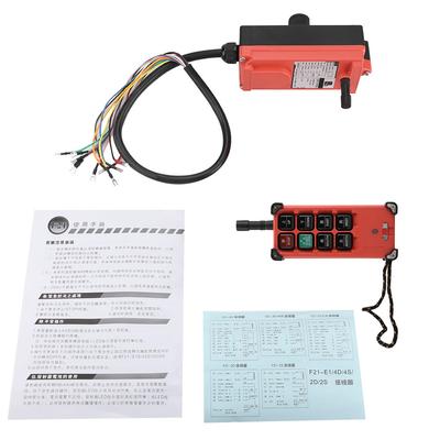 8-Tasten Heavy Duty Kran Industrielles Drahtloses Fernbedienungs-Sender-Kit