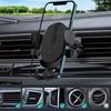 Car Vent Phone Holder with Auto-Lock - Universal Car Mount with One-Touch Release & Carbon Fiber Design