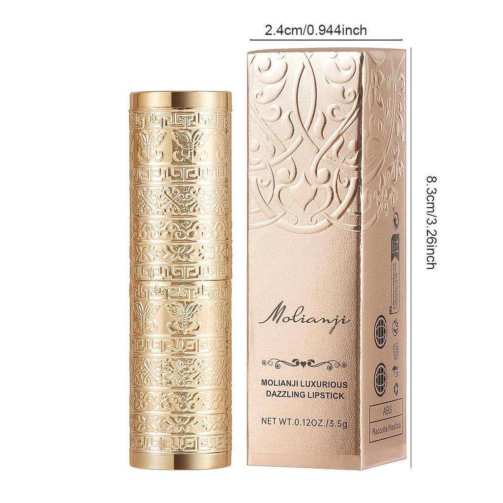 Long-Lasting Shimmer Lipstick with Pearl Finish Hydrating & Waterproof Lip Gloss In Mixed Pink & Red Shades Perfect Holiday Gift