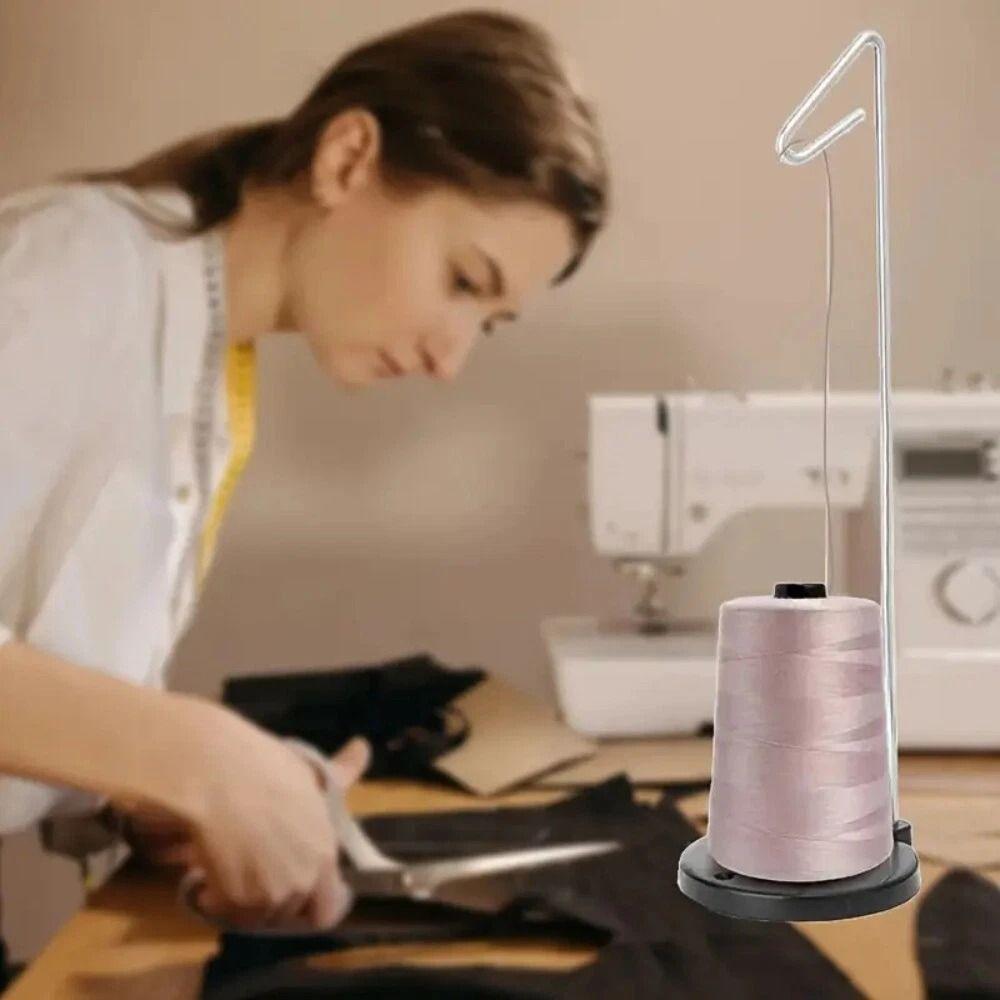 Durable Single Cone Sewing Thread Holder Adjustable DIY Craft Knitting Line Rack Household Plastic Base Large Spool Stand