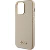 Etui Guess Glitter Glossy Script Do Iphone 15 Pro, Złoty/Light Gold
