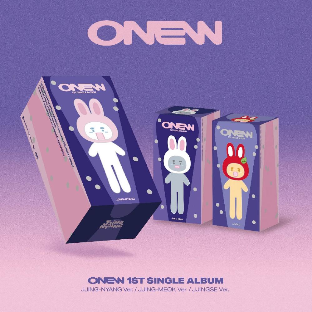 Vorbestellung ONEW 1. Single-Album Chakgak LONG JJING-NYANG-MEOK-SE ver. & POB