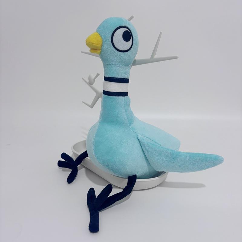 Neues Niedliches und Süßes Blaues Tauben Gelbes Enten Plüschtier Taube Beruhigende Plüschpuppe Möbel Auto Ornament