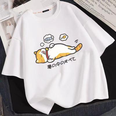 Summer Funny Womens T Shirt 3D Print Oversized Short Sleeved Men and Women Couple Half Sleeved Loose T-shirt Y2k Top