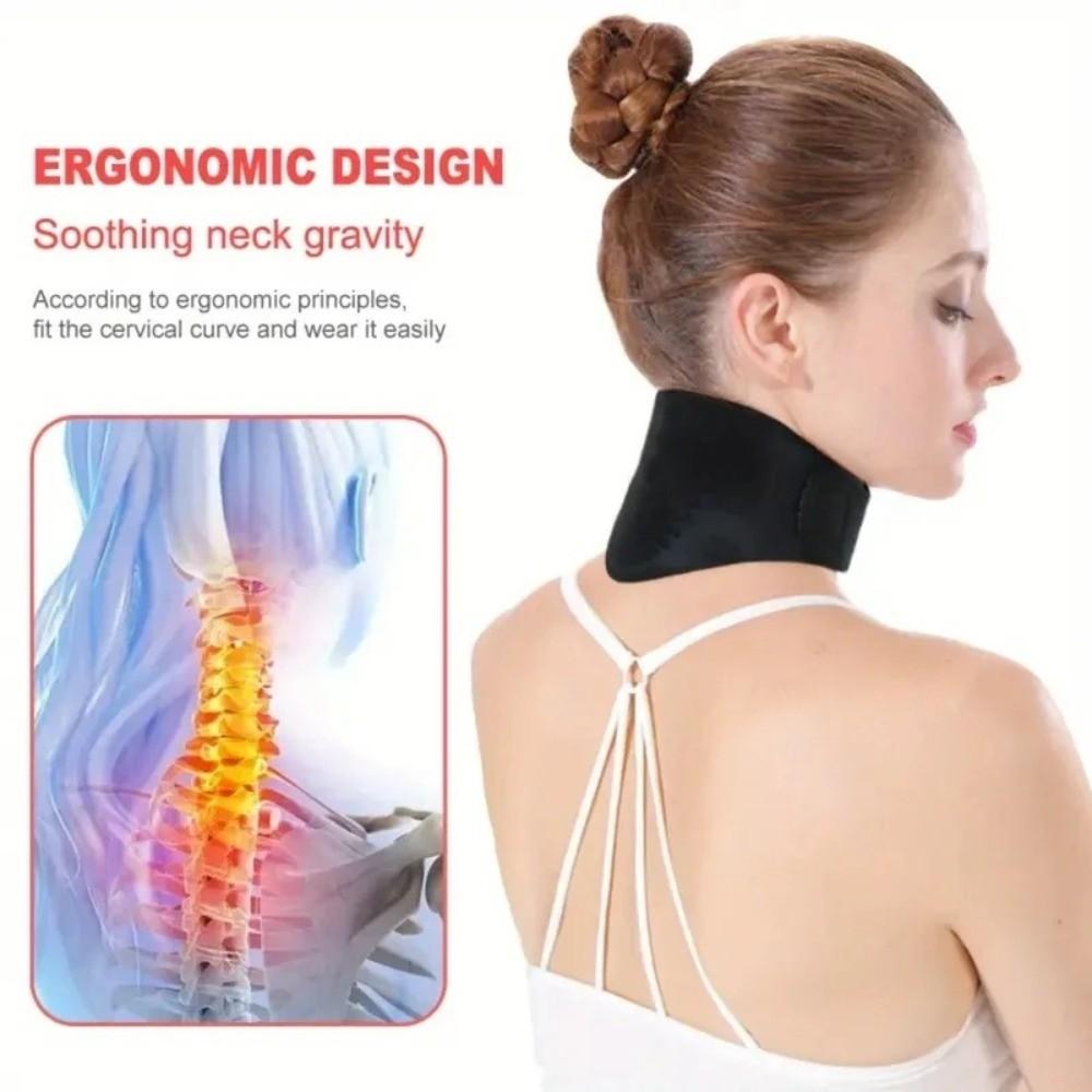 Portable Self-Heating Neck Brace Spontaneous Heat Heat Therapy Brace  Home Therapy Tingling Relief