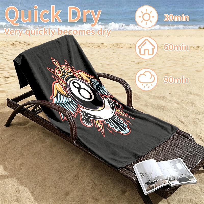8ball Beach towels also serve as bath towels summer essential a musthave for the outdoors the beach and the pool