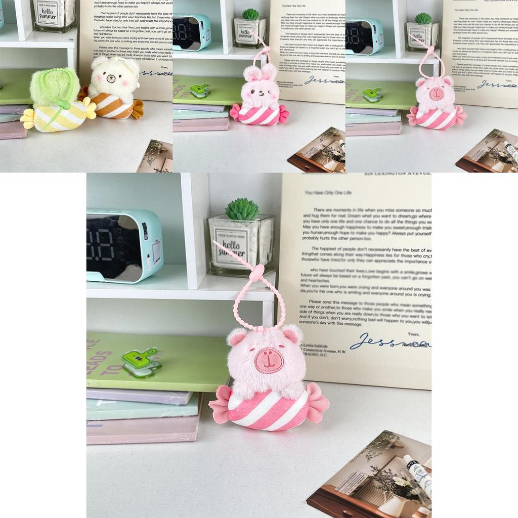 Custom Candy Animal Plush Toy With Pp Cotton For Kids Birthday Party Decor