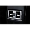 Cover Trim For BMW 3 4 Series GT Back Row Air Outlet Vent 2013- Silver Steel
