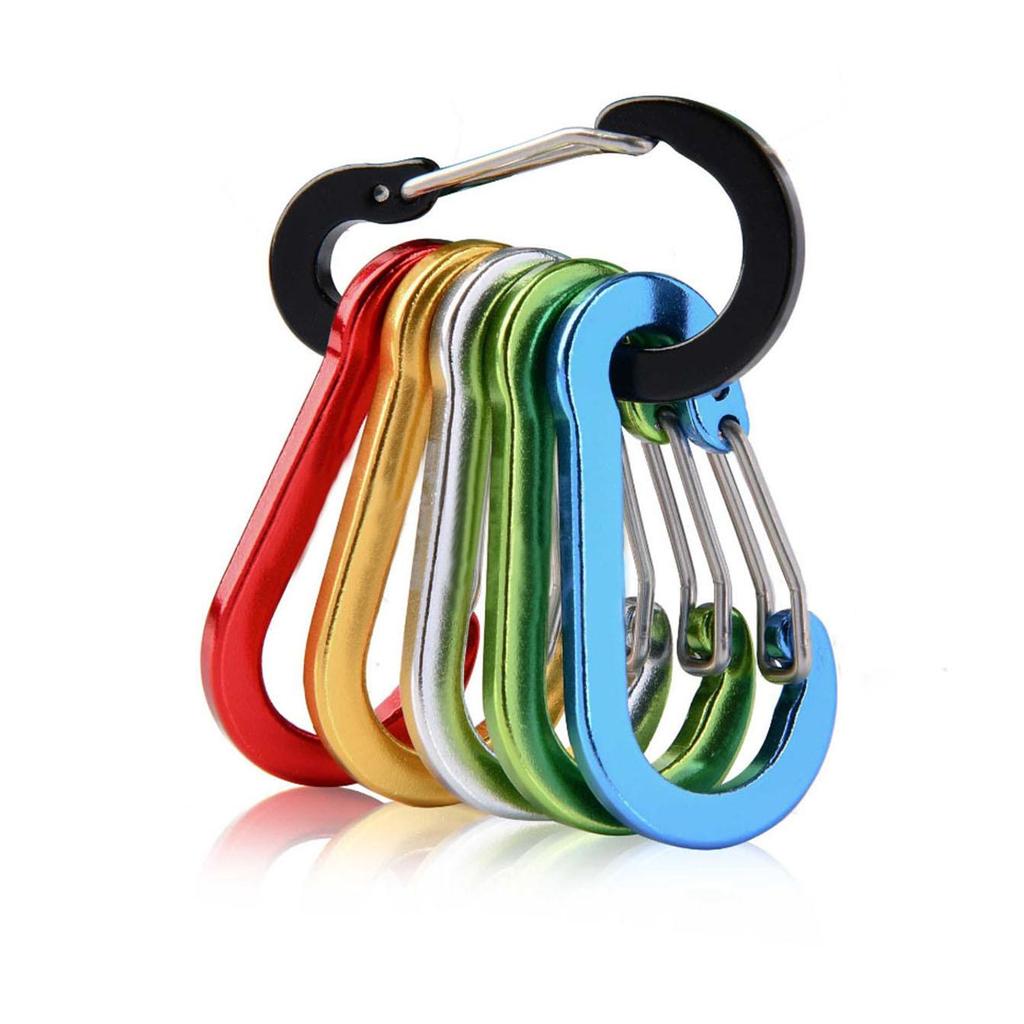 Gourd-Shaped Aluminum Alloy Carabiner Snap Hook for Outdoor Camping