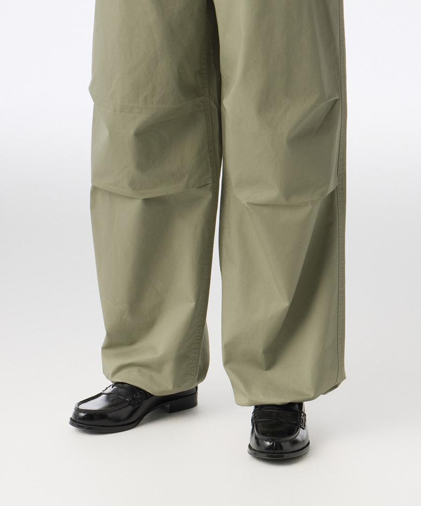 MUSINSA STANDARD WOMAN Women'S Cotton Parachute Pants [Light Khaki]