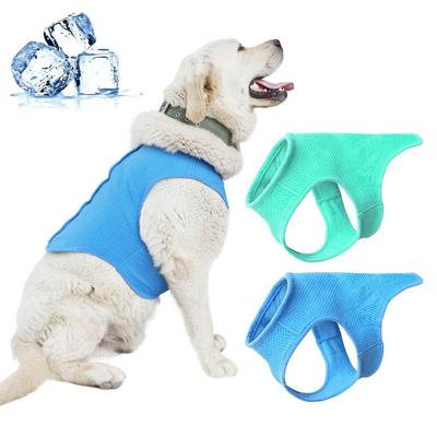 Hunde Weste Kühlende Hunde Weste Atmungsaktiv Sofort Kühlende Westen für Hunde Wiederverwendbare Outdoor Haustiermäntel Sommerkleidung für Aktive Haustiere