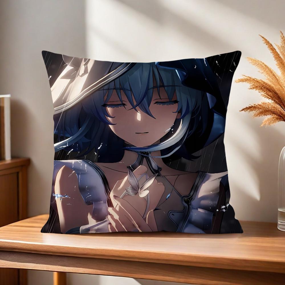 Wuthering Comfortable soft Pillow Case camellya Changli for Sofa Living Room Home Waves office Decor Cantarella and Protective C