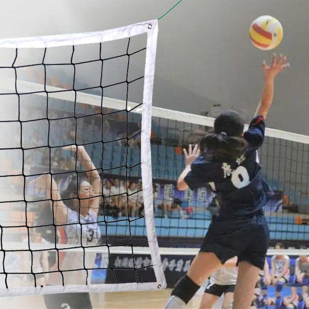 9.5*1M Volleyball Net Easy Setup Sports Net Durable Practice Equipment  Backyard