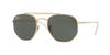 Size 54 [Ray-Ban] Sunglasses, Gold, Japan, (FREE Size)