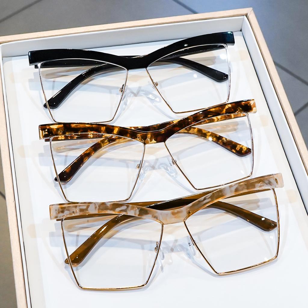 Fashion Glasses - Y2K Cat-Eye Frame, Fashionable Eyewear, Minimalist Eyewear, Durable Eyewear, Suitable for Decoration Women Men