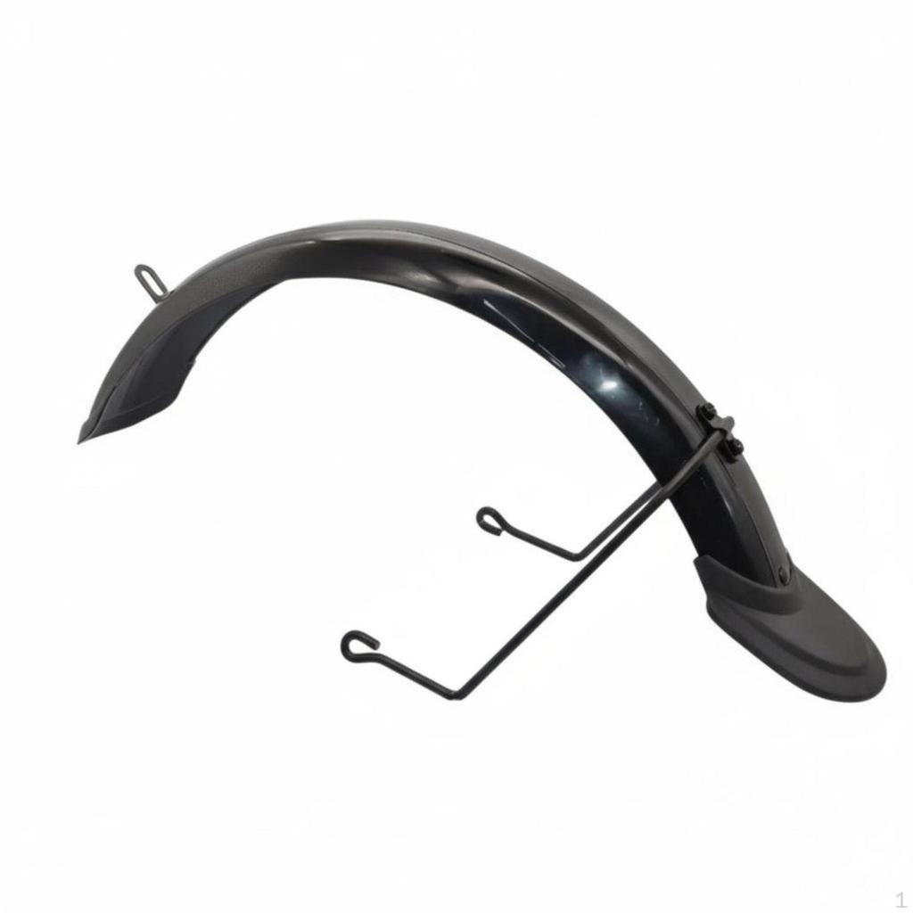 Full Coverage Mudguard Extended Tail Design Electric Bike Resistant Folding