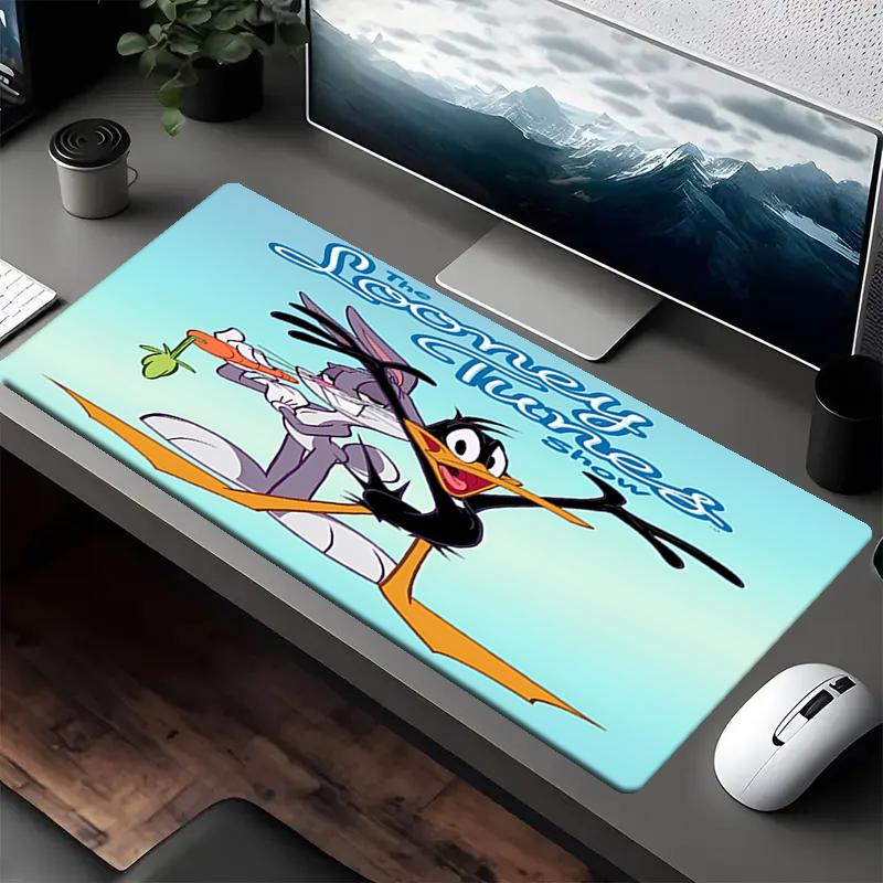 Looney Tunes Theme Mouse Pad, Non Slip Rubber Base, Multifunctional Office & Home Decor, Perfect for Workspace Personalization.