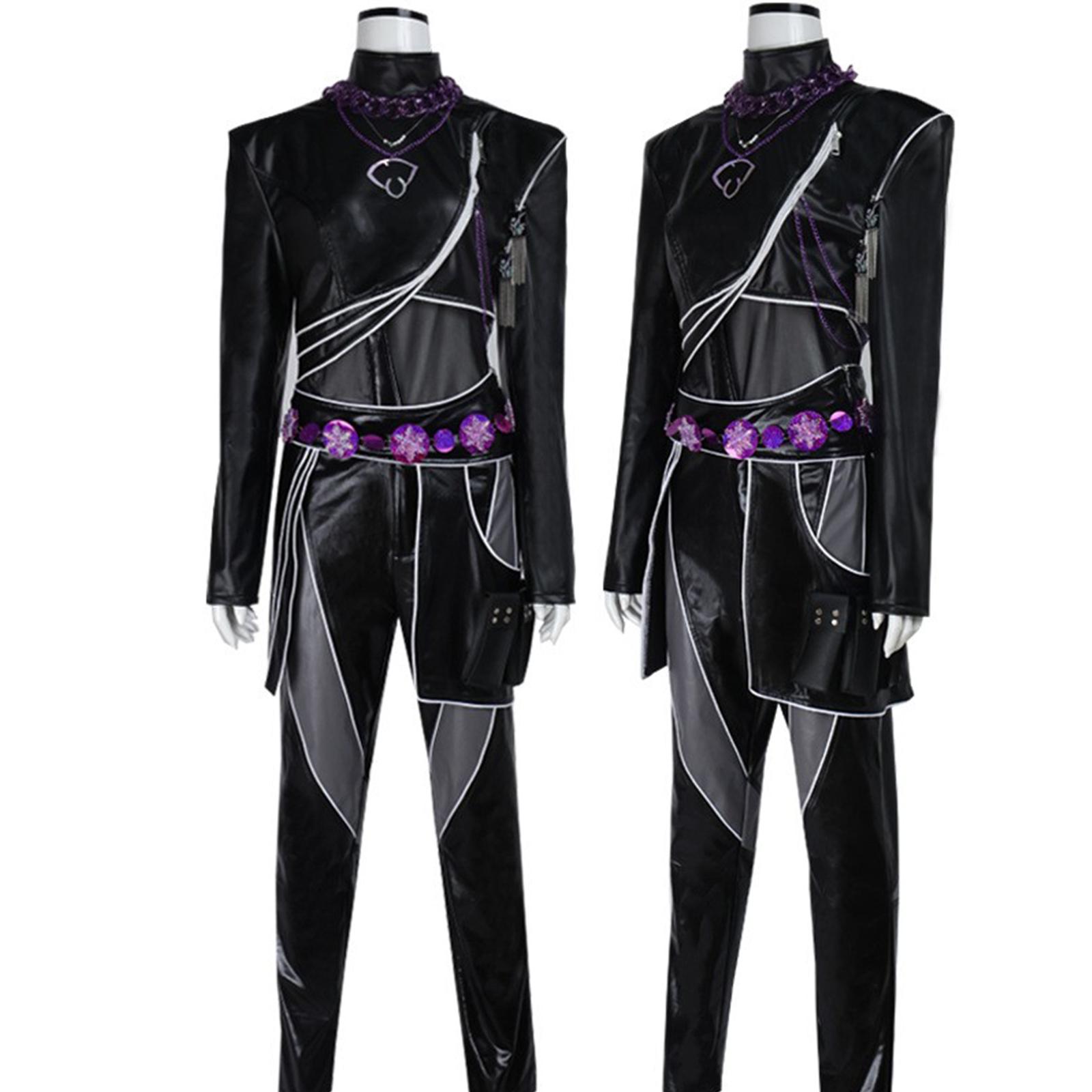 

Женский костюм COSPLAY, костюм для выступления на фестивале, игровой костюм XL чёрный
