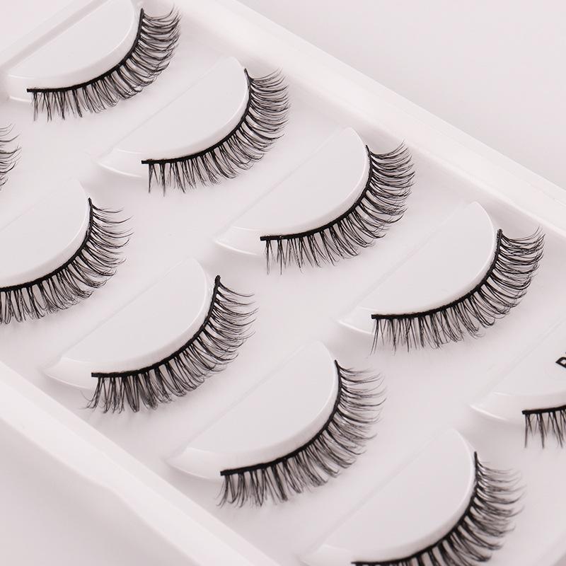 Chemical Fiber Short False Eyelashes Dense Curl Simulation Natural Grafting Eyelashes