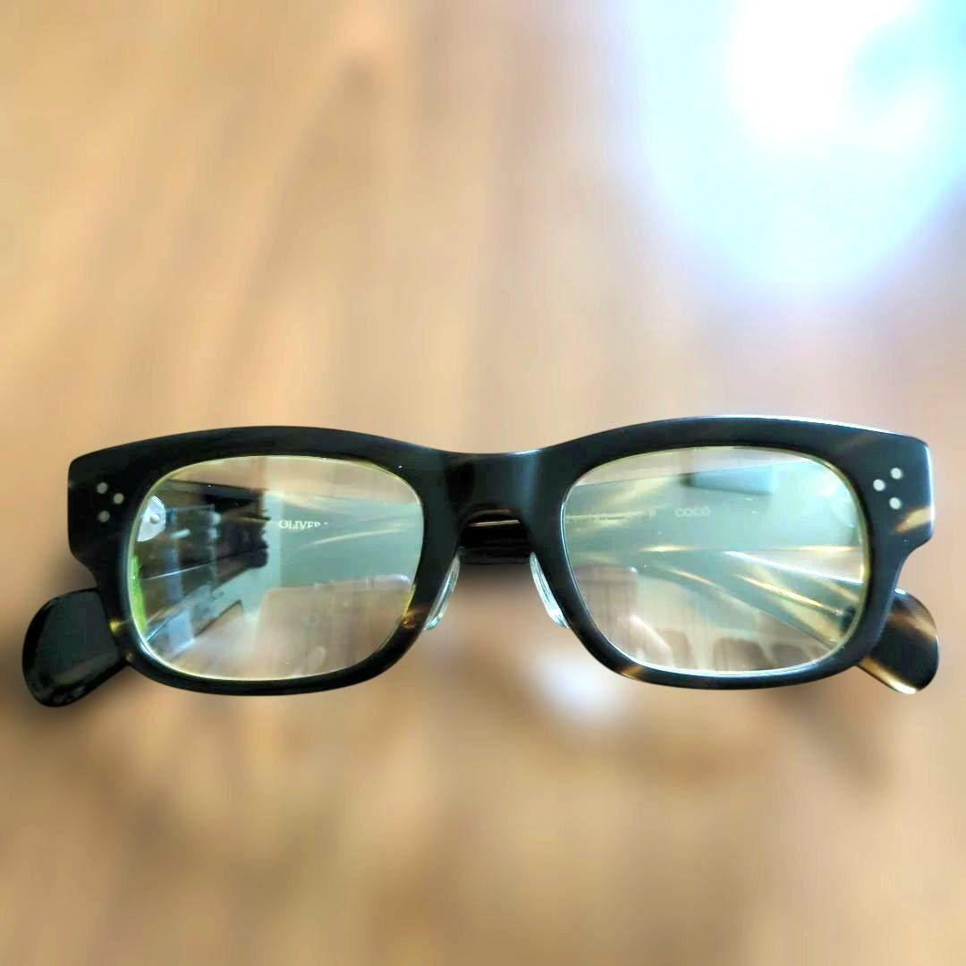 Used OLIVER PEOPLES COCO Tortoiseshell pattern date glasses