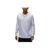 Jordan Comfortable Soft Versatile Long Sleeve T-Shirt Men Tops White Black FZ1935-100