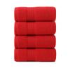 Red towel pure cotton wedding and birthday banquet embroidered pattern soft and absorbent