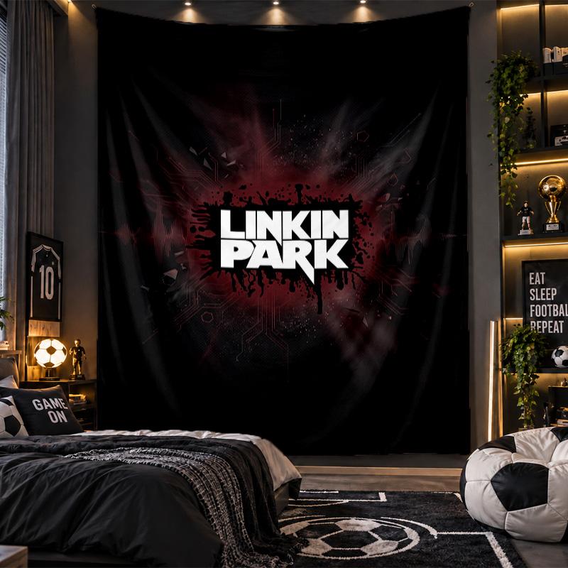 Wall Hanging Tapestry Linkin Park Print Cloth for Living Room Bedroom Home Decor