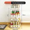 Rotating 3-Tier Aluminum Storage Rack
