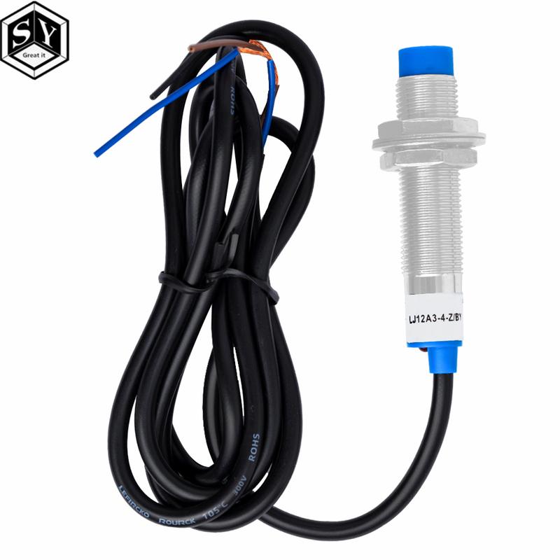 1pcs LJ12A3-4-Z/BX & LJ12A3-4-Z/BY Inductive Proximity Sensor: NPN Output, DC 6-36V – Compatible for Arduino
