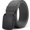 Security-Friendly Sports Canvas Belt - Metal-Free, Military Training, Imitation Nylon