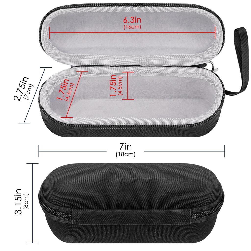 Ear Thermometer Bag and Thermometer Protective Cover for ThermoScan 7+ Connect/iProven Pro Series, Constant Temperature Storage Box with Probe Cover,