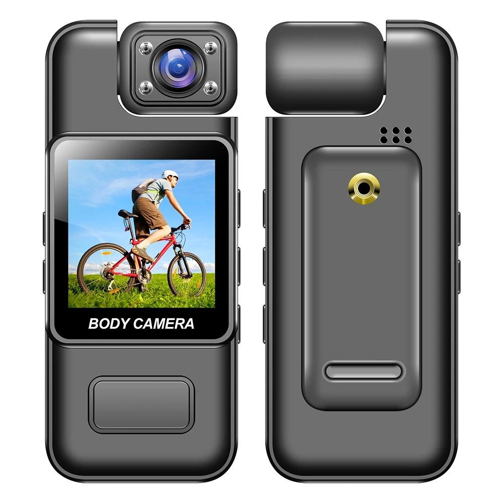 Cross-border new high definition 4K outdoor sports portable small camera recorder with screen back clip infrared camera