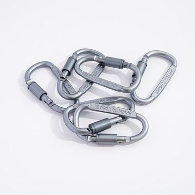 High-Quality 8CM Thick Aluminum Alloy D-Type Locking Carabiner for Backpacks
