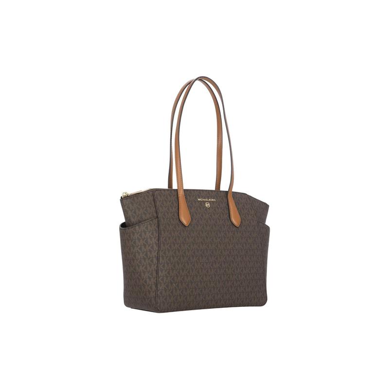 MICHAEL KORS Simple and fashionable polyurethane hand shoulder bag women's brown