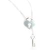 Dolce Vita [L2603] - Silver White 'Love' Designer Necklace